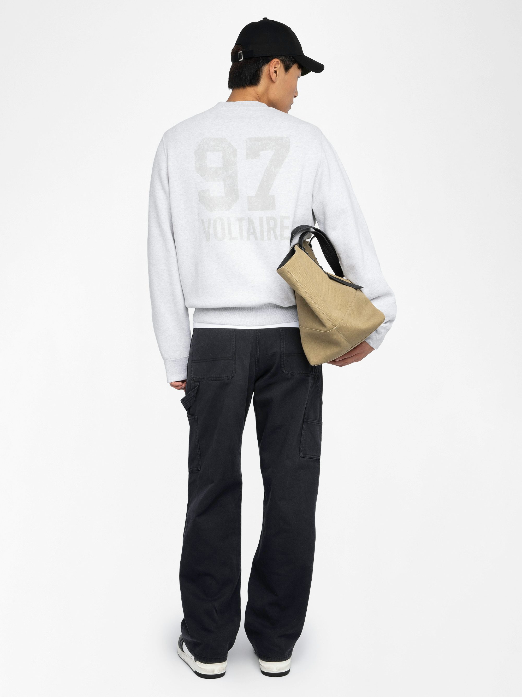 Aime Sweatshirt - Long-sleeved sweatshirt with back print.